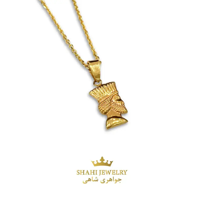 18K Solid Gold Achaemenid Soldier Pendant - Pendant