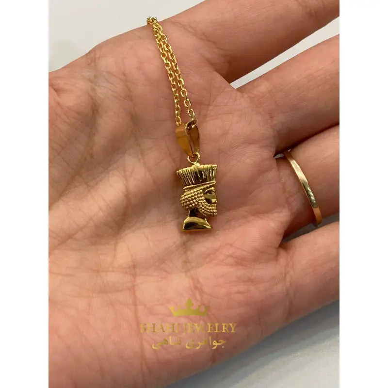 18K Solid Gold Achaemenid Soldier Pendant - Pendant
