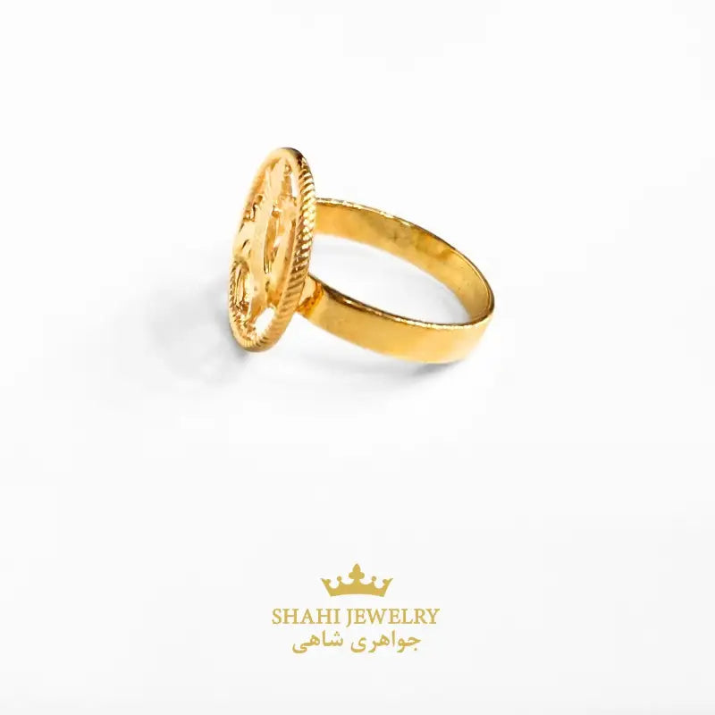 18k Solid Gold Shirdal Ring Persian Zoroastrian Achaemenid