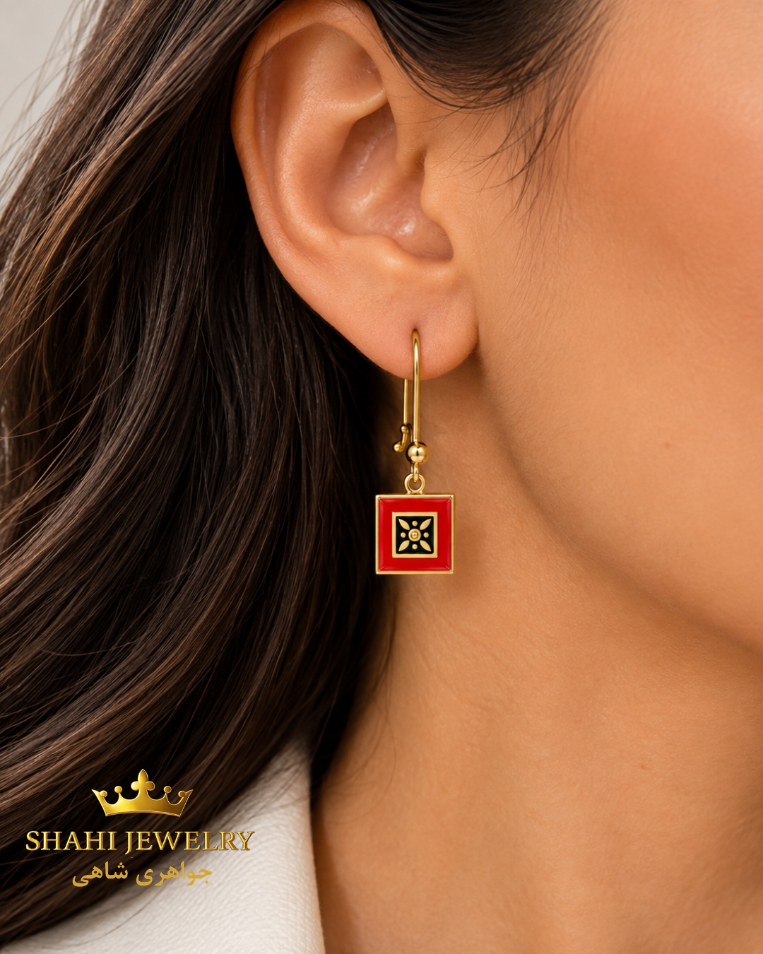 18k Gold Derafsh Kaviani Earrings