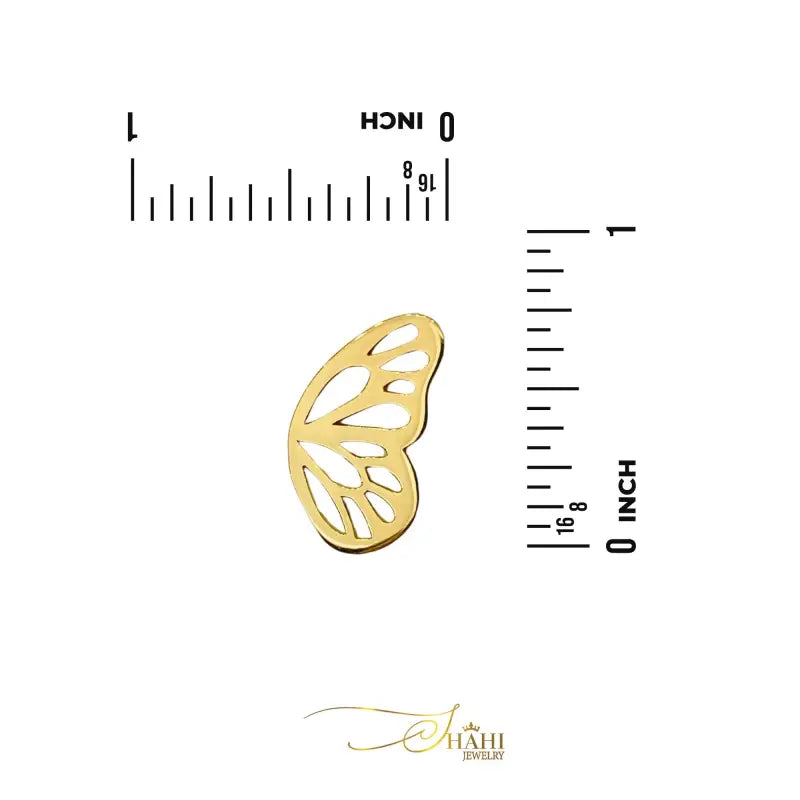 Butterfly Earrings in 18K Gold - earrings