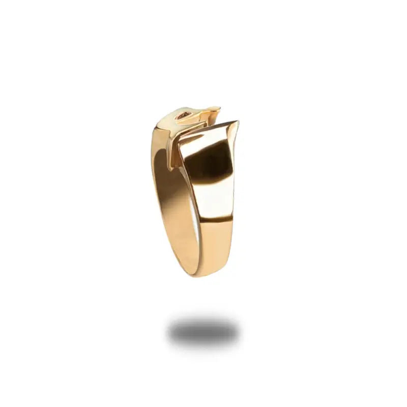 Farsi Khoda God Ring In 18k Yellow Gold Unisex - Unisex