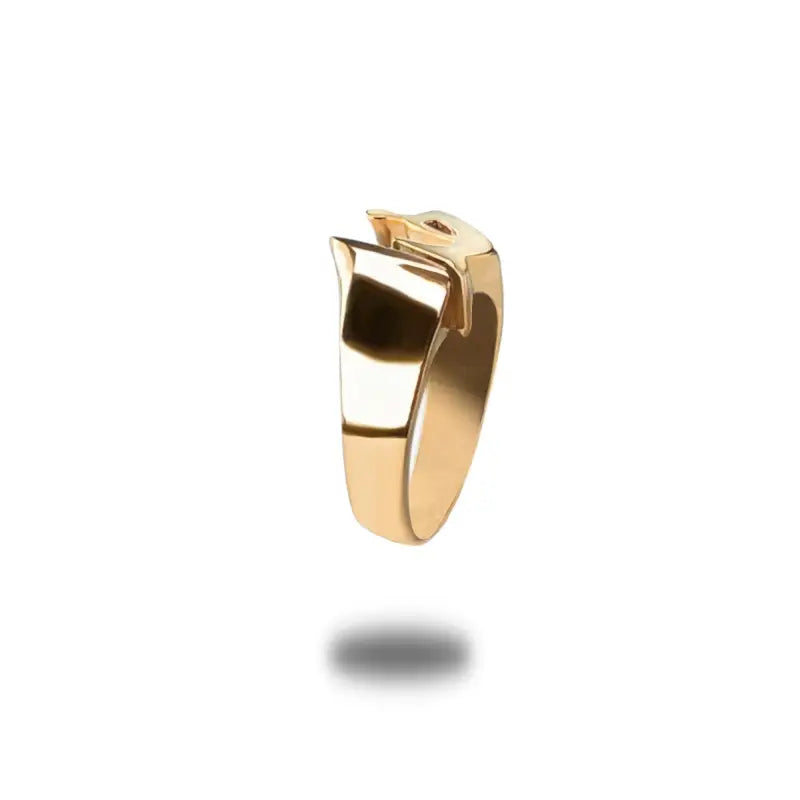 Farsi Khoda God Ring In 18k Yellow Gold Unisex - Unisex