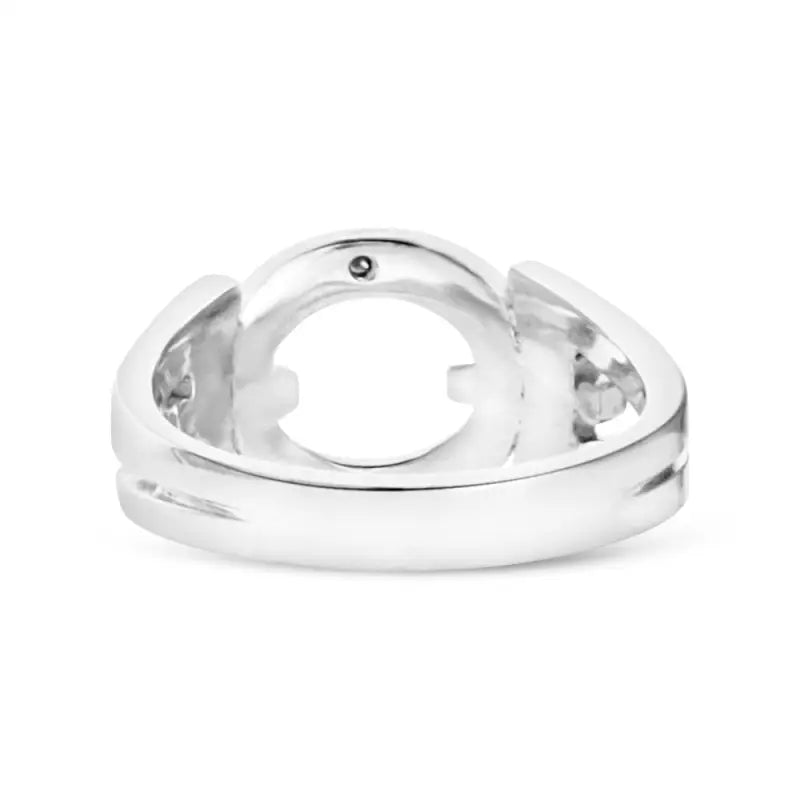 Gold Diamond Ring In Women’s 18K White Gold - Gold Jewelry