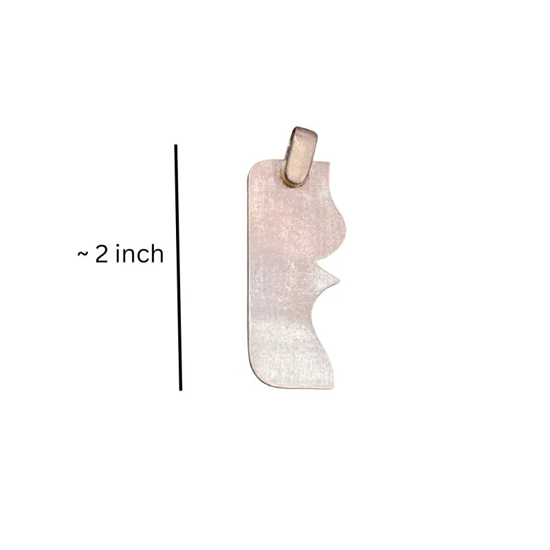 LGBTQ Couple Puzzle Pendant 925 Silver with Rainbow Enamel -