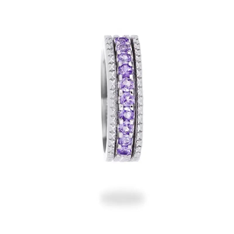 Tanzanite Ring In Women’s 18K White Gold - Gold Jewelry