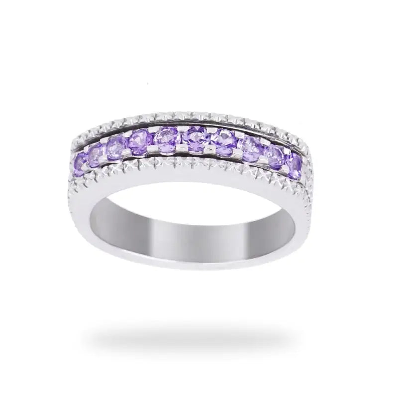 Tanzanite Ring In Women’s 18K White Gold - Gold Jewelry