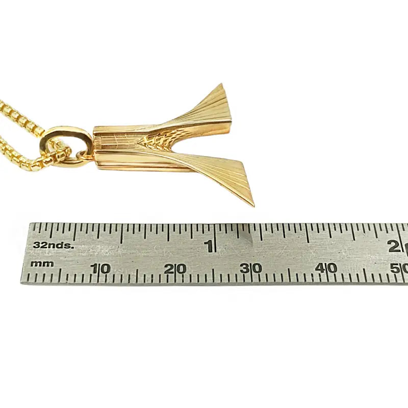 AZADI TOWER Pendant Persian Style jewelry 925 Silver gold