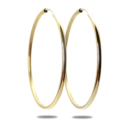 Gold Hoop Earrings in 14k Yellow gold - Gold Jewelry