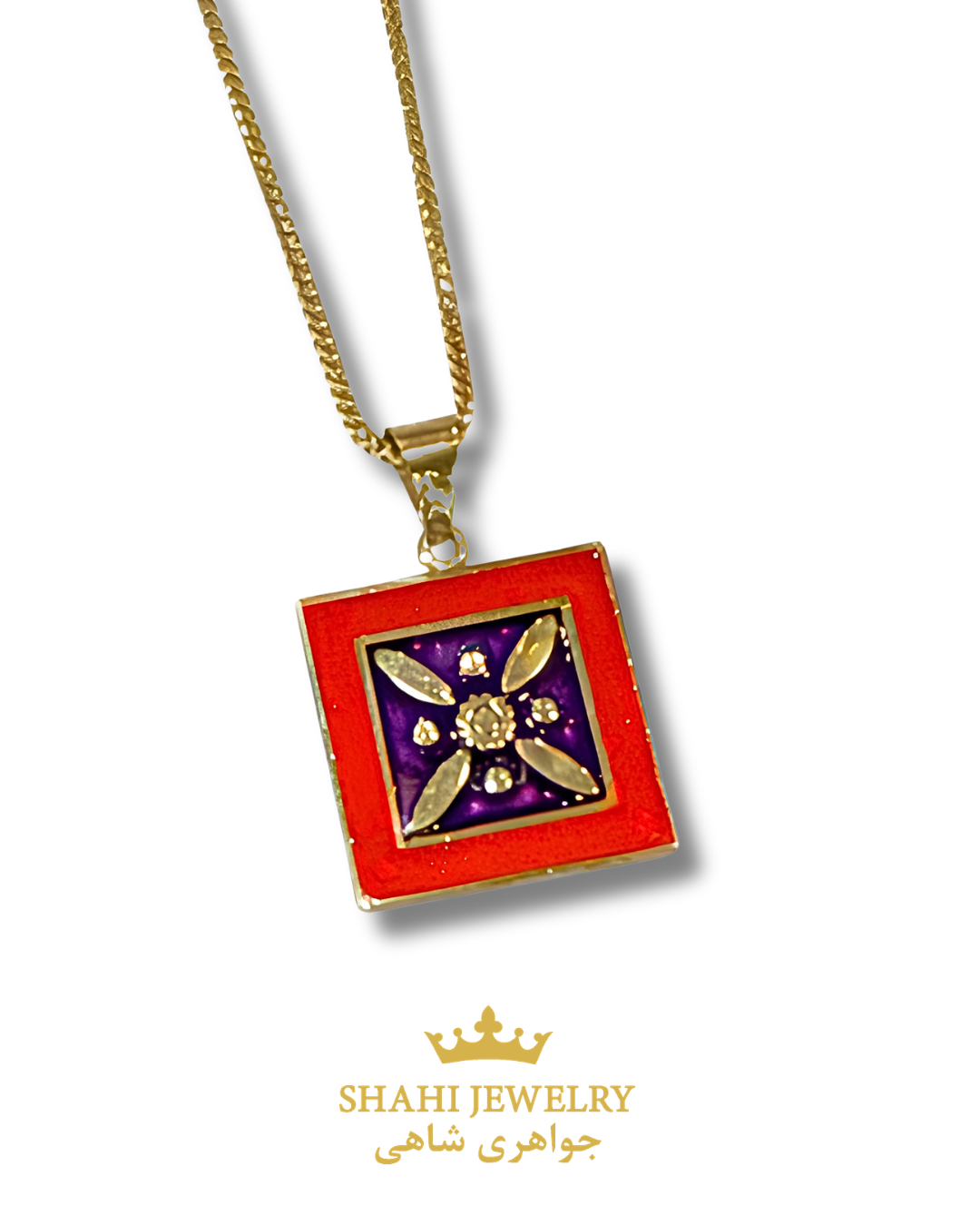 18k gold Derafsh Kaviani Pendant