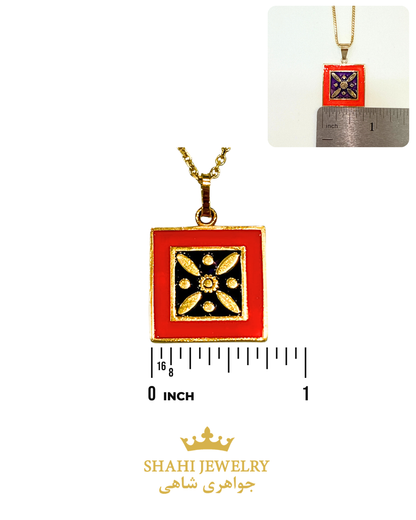 18k gold Derafsh Kaviani Pendant