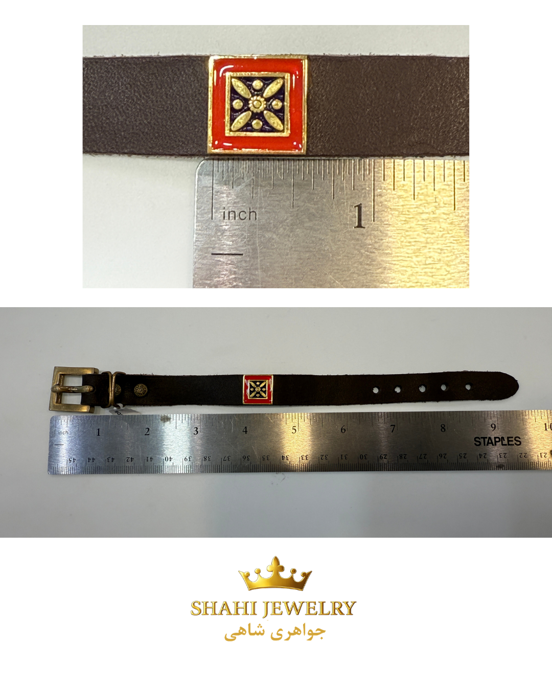 Derafsh kaviani Leather bracelet 