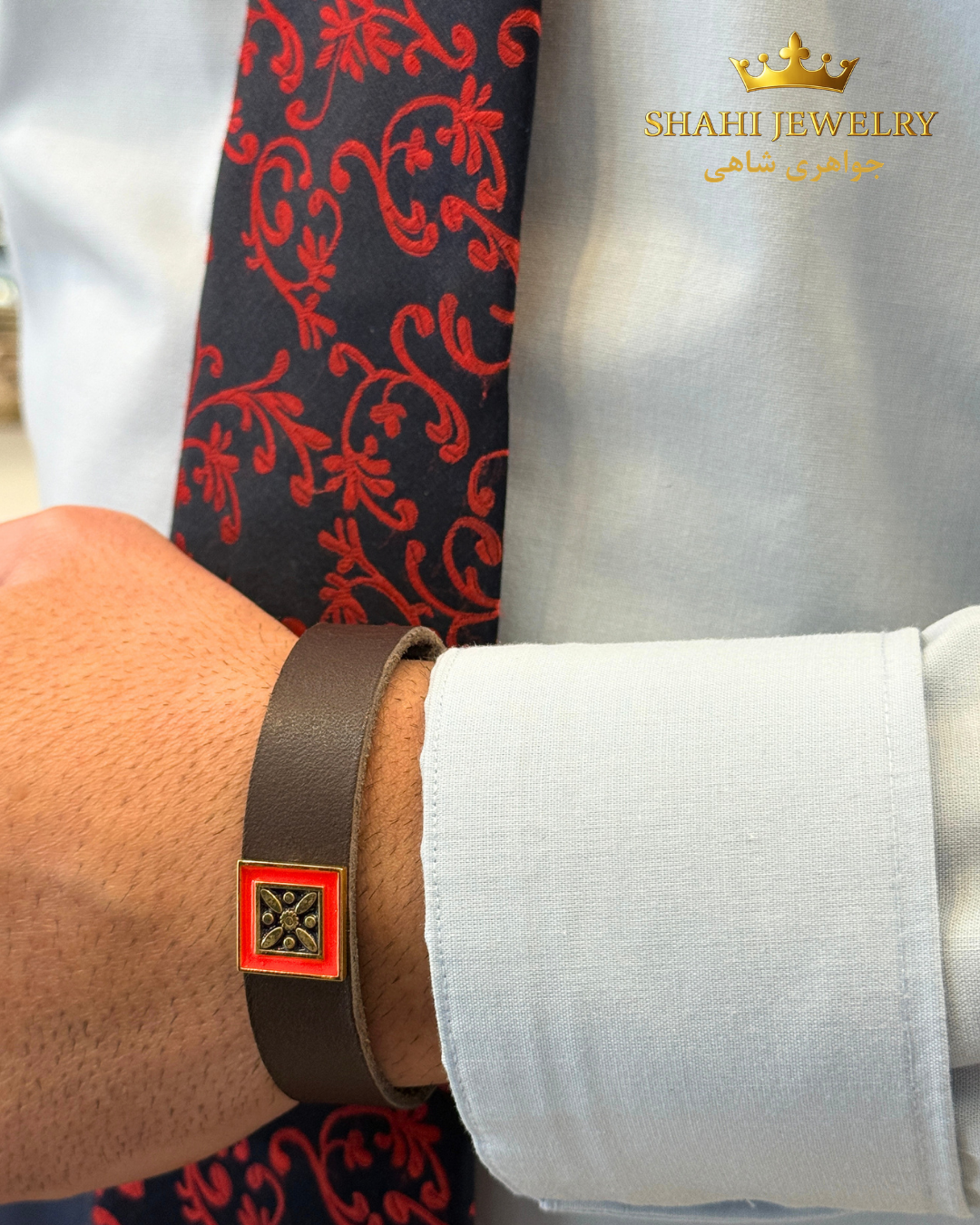 Derafsh kaviani Leather bracelet 