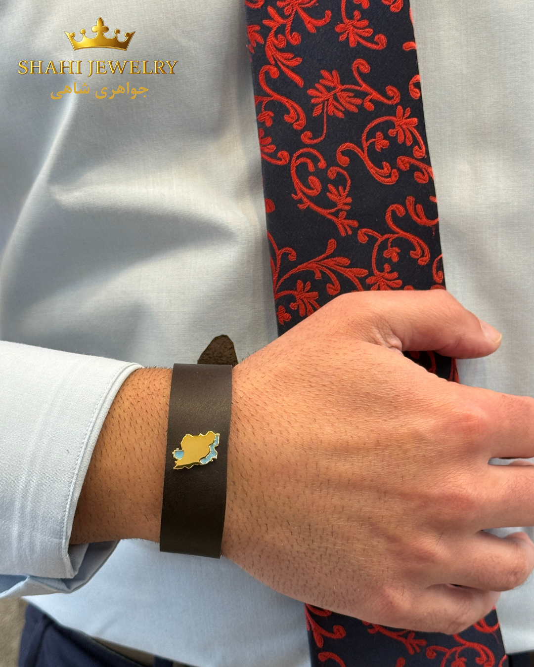 18k Iran map Bracelet 