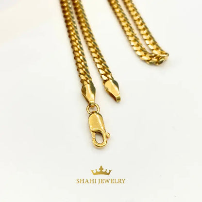 18K Solid Yellow Gold Miami Cuban Link Chain | 4mm Width 20