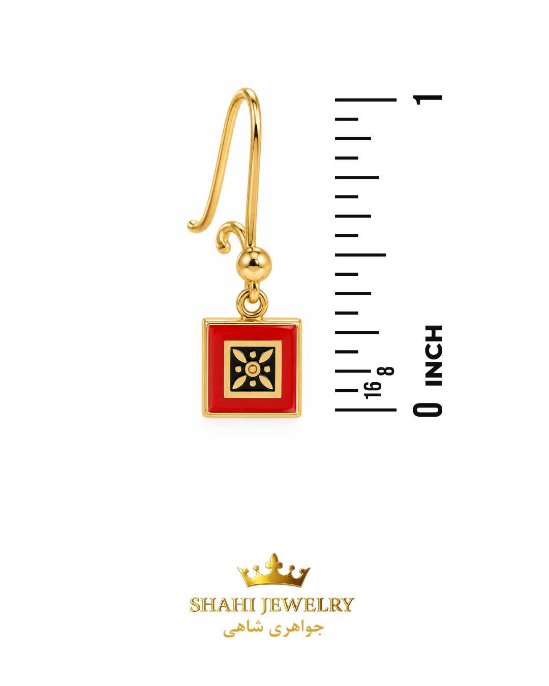 18k Gold Derafsh Kaviani Earrings