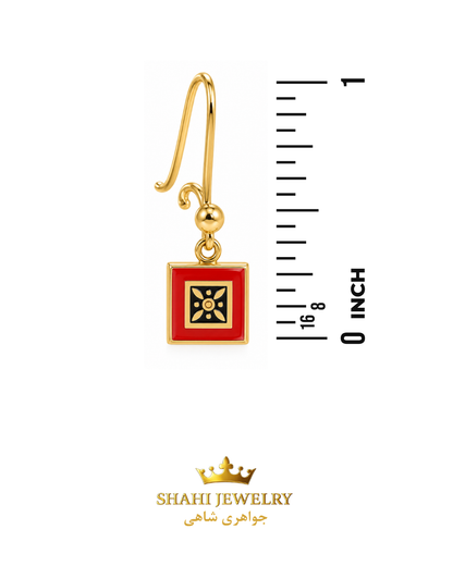 18k Gold Derafsh Kaviani Earrings