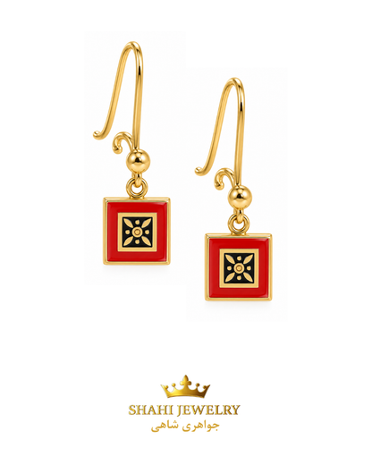 18k Gold Derafsh Kaviani Earrings