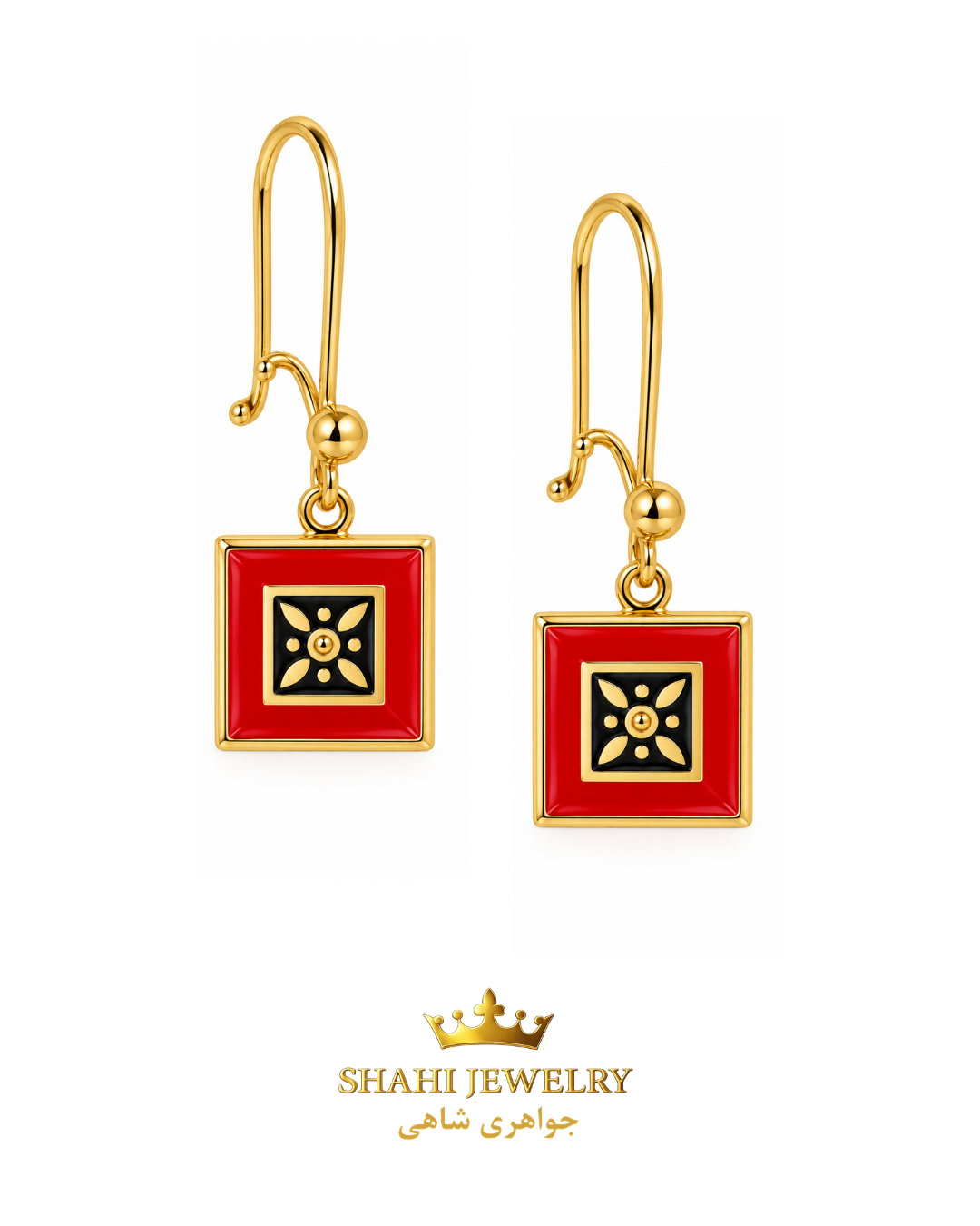 18k Gold Derafsh Kaviani Earrings