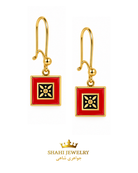 18k Gold Derafsh Kaviani Earrings
