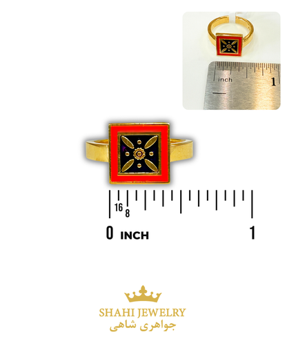 18K Gold Derafsh Kaviani Ring