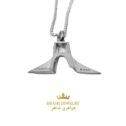 AZADI TOWER Pendant Persian Style jewelry 925 Silver gold