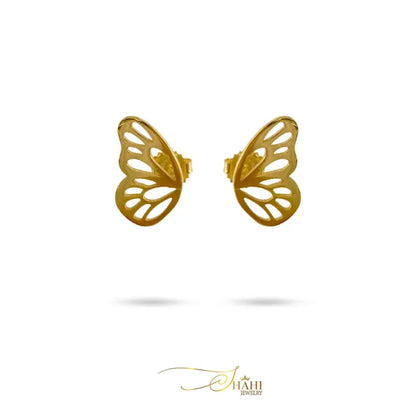 Butterfly Earrings in 18K Gold - earrings