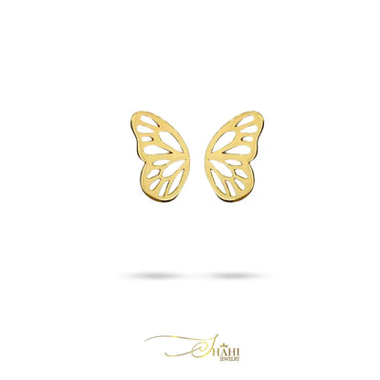 Butterfly Earrings in 18K Gold - earrings