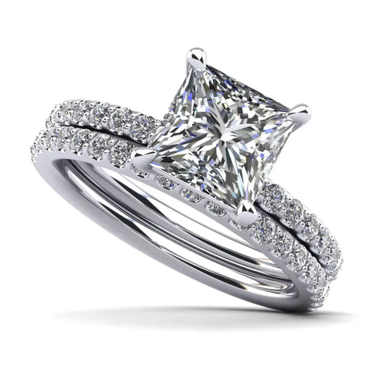 Cut To Perfection Princess Lab Grown Diamond Bridal Set
