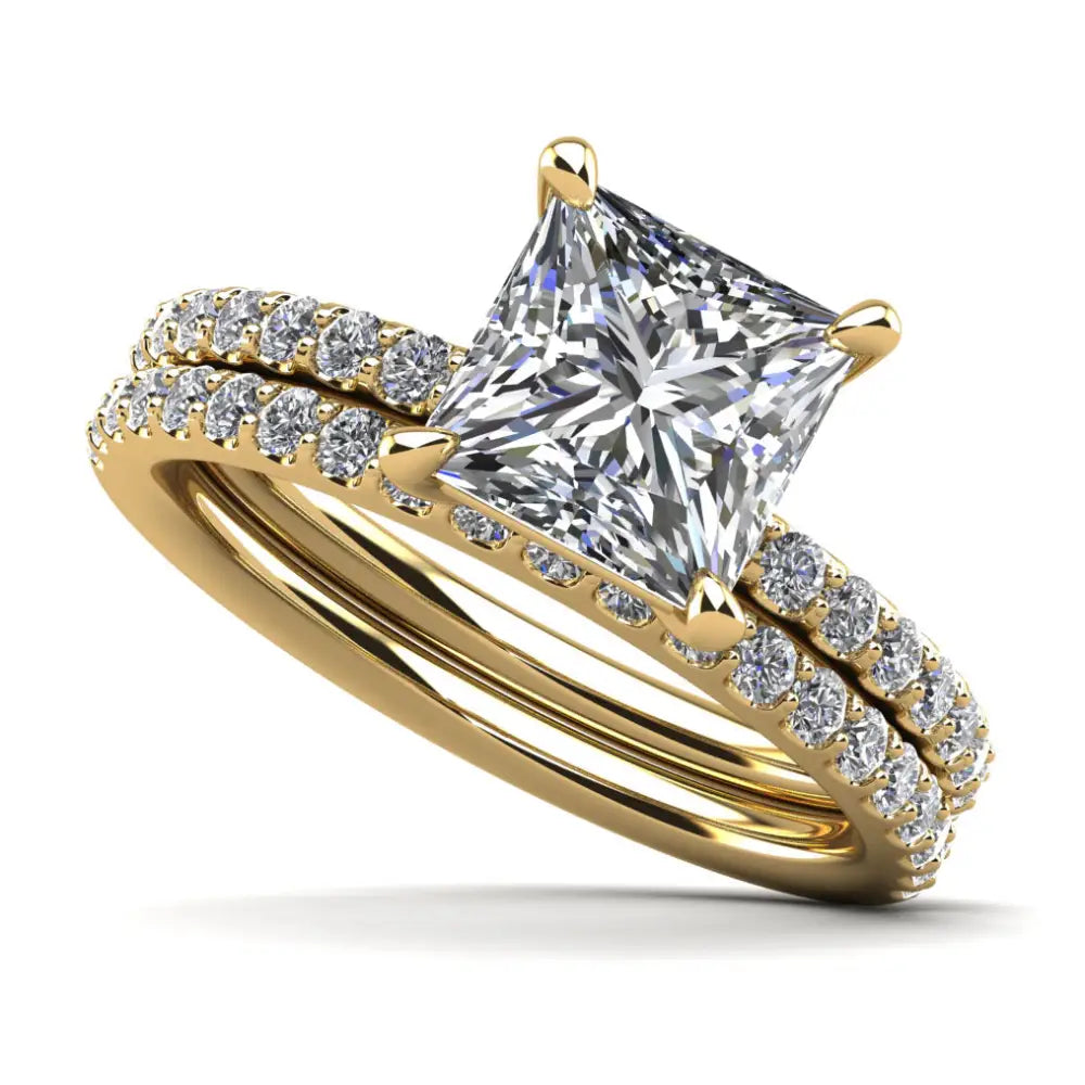 Cut To Perfection Princess Lab Grown Diamond Bridal Set