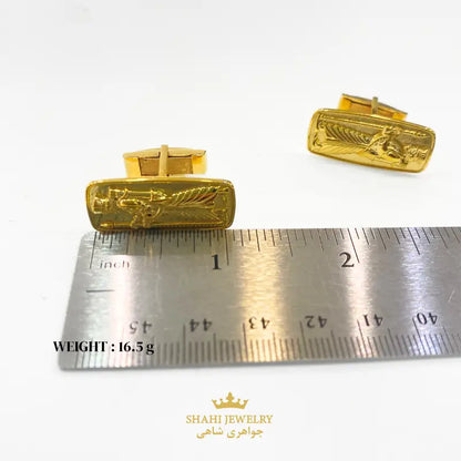 Cyrus The Great Human Right Cylinder Cufflinks in 925