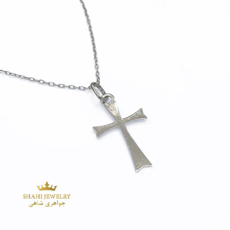 Dainty Cross 18k White Gold - PENDANTS