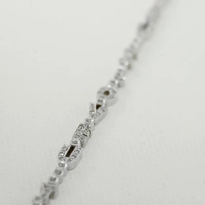 Diamond Bracelet in 14K White Gold Women’s Love Bracelet