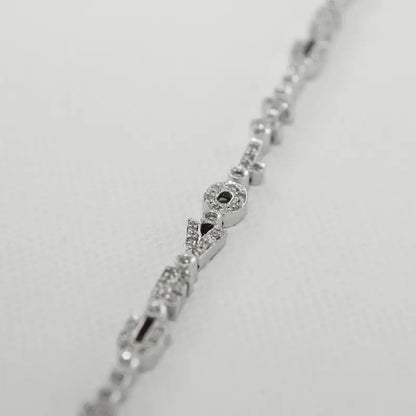 Diamond Bracelet in 14K White Gold Women’s Love Bracelet