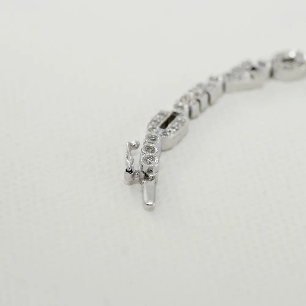 Diamond Bracelet in 14K White Gold Women’s Love Bracelet