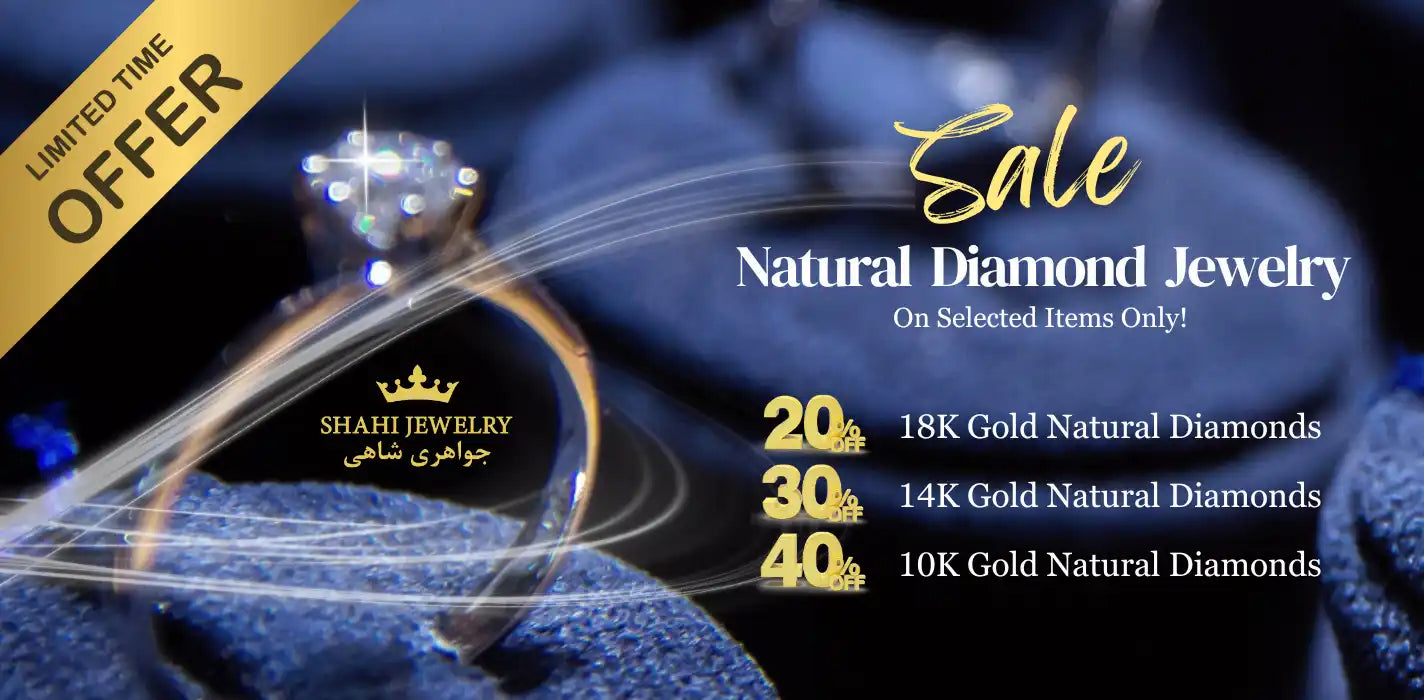A diamond engagement ring.