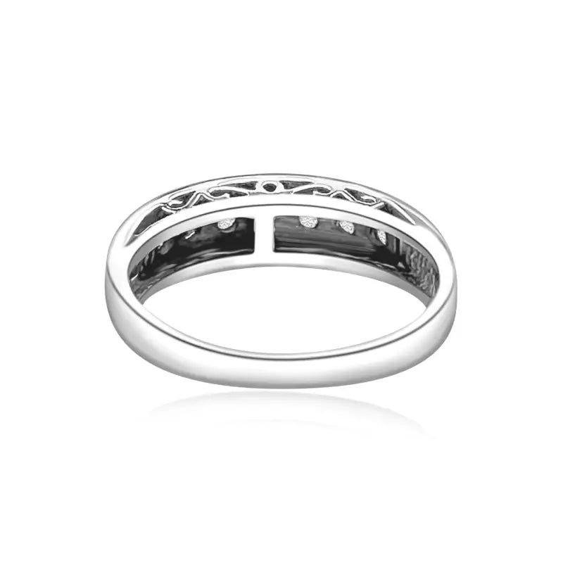 Diamond Wedding Band in 14k White Gold - Women’s Jewelry