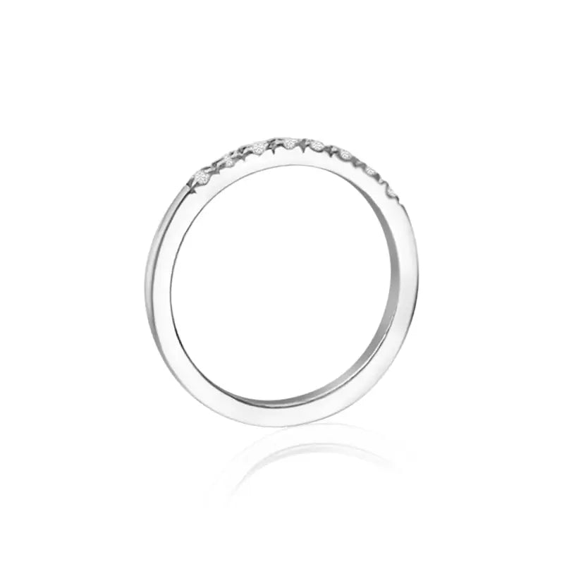 Diamond wedding band in 18k White Gold - Women’s Jewelry