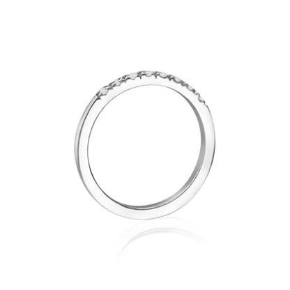 Diamond wedding band in 18k White Gold - Women’s Jewelry