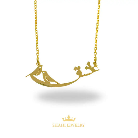 LOVE BIRD NECKLACE (FARSI LOVE WRITING)