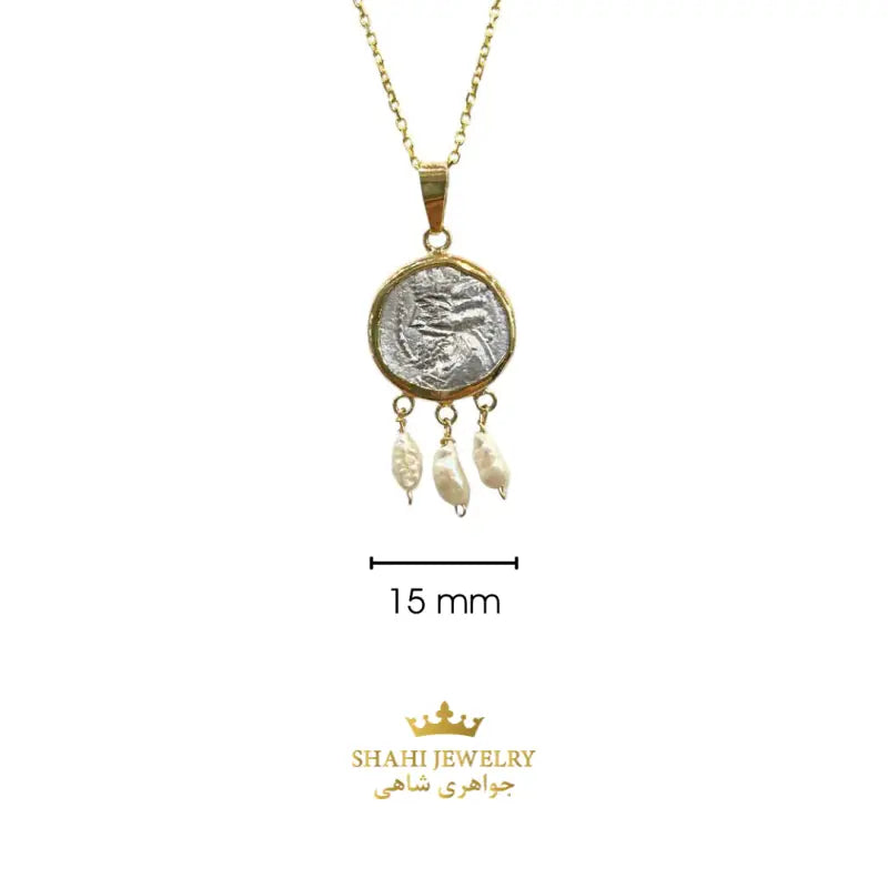 Handmade 18K Solid Gold & 925 Silver Ancient Persian