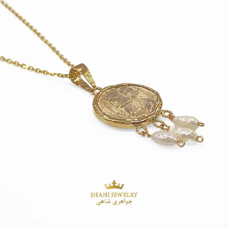 Handmade 18K Solid Gold & 925 Silver Ancient Persian