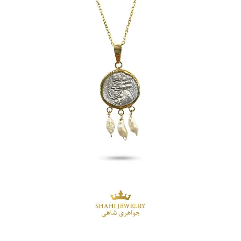 Handmade 18K Solid Gold & 925 Silver Ancient Persian