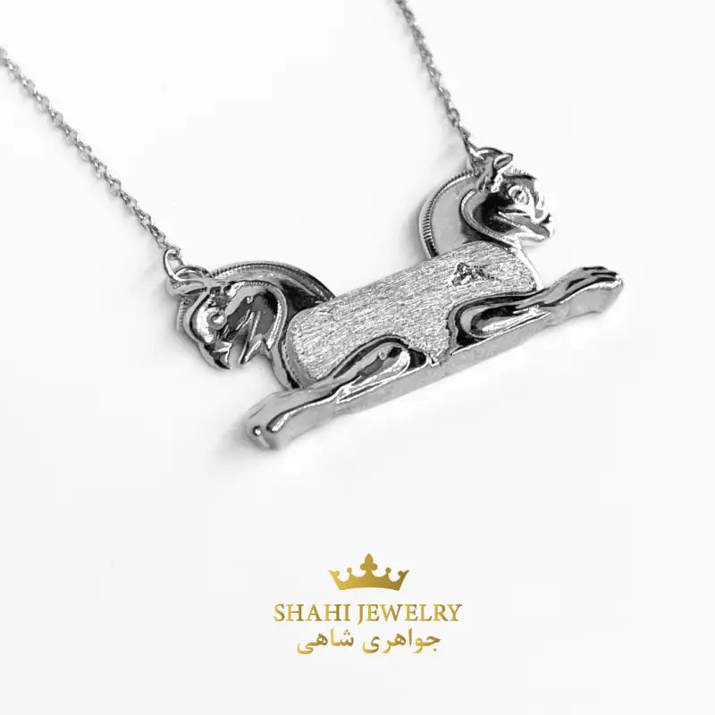 Huma Bird Griffin Statuary Necklace,Takhte Jamshid