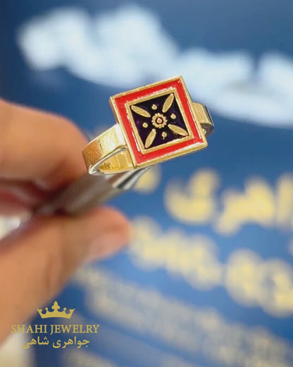 18K Gold Derafsh Kaviani Ring