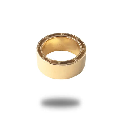 Unisex Chunky Ring in 18K Yellow Gold - Unisex Jewelry