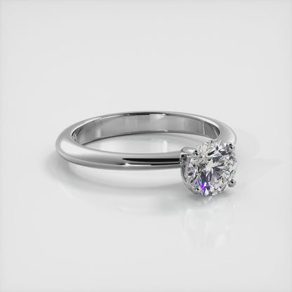 Solitaire Diamond Ring In 14K, 18K Yellow or White Gold 1 carat Natural Diamond