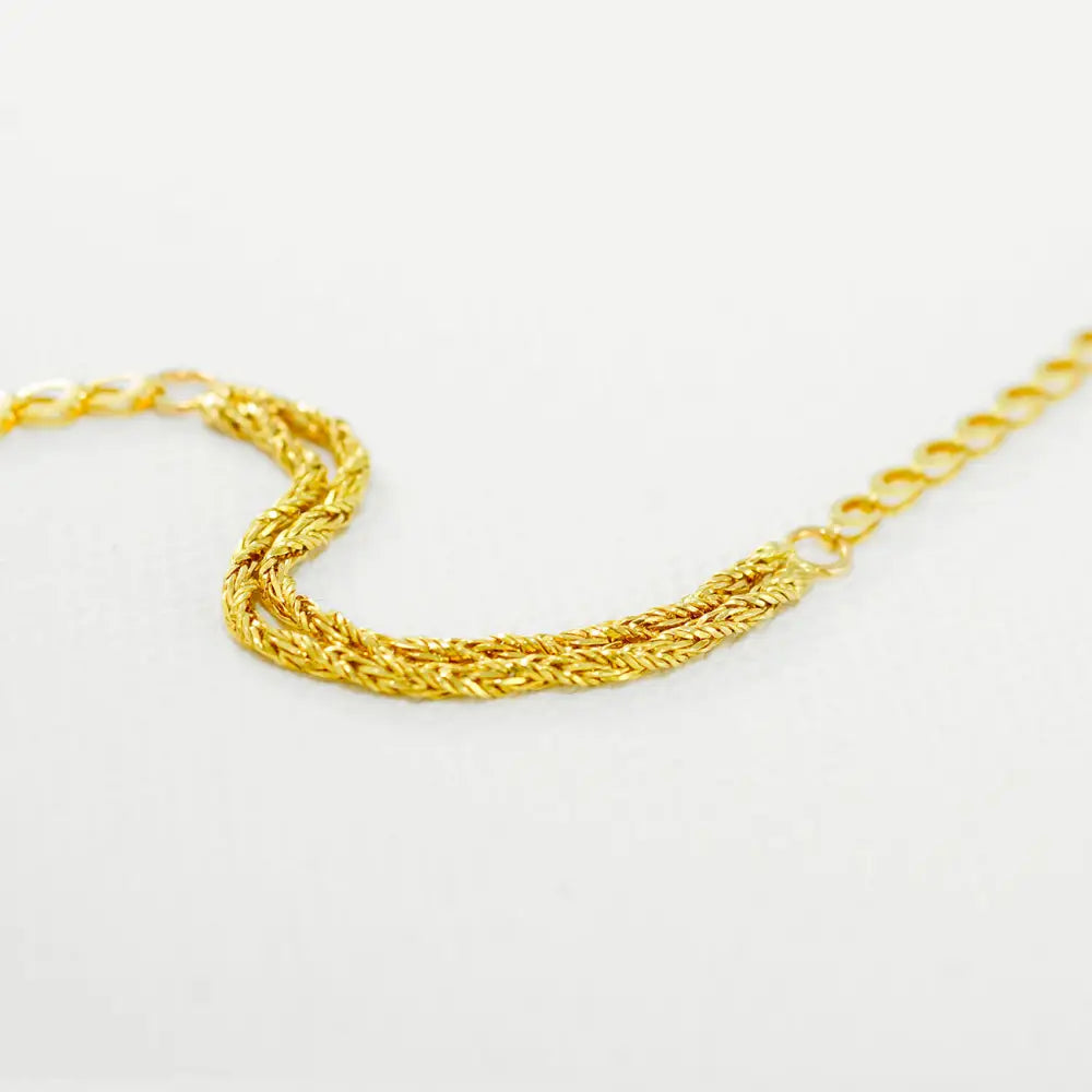 Dainty Bracelet For Her In 18K Yellow Gold