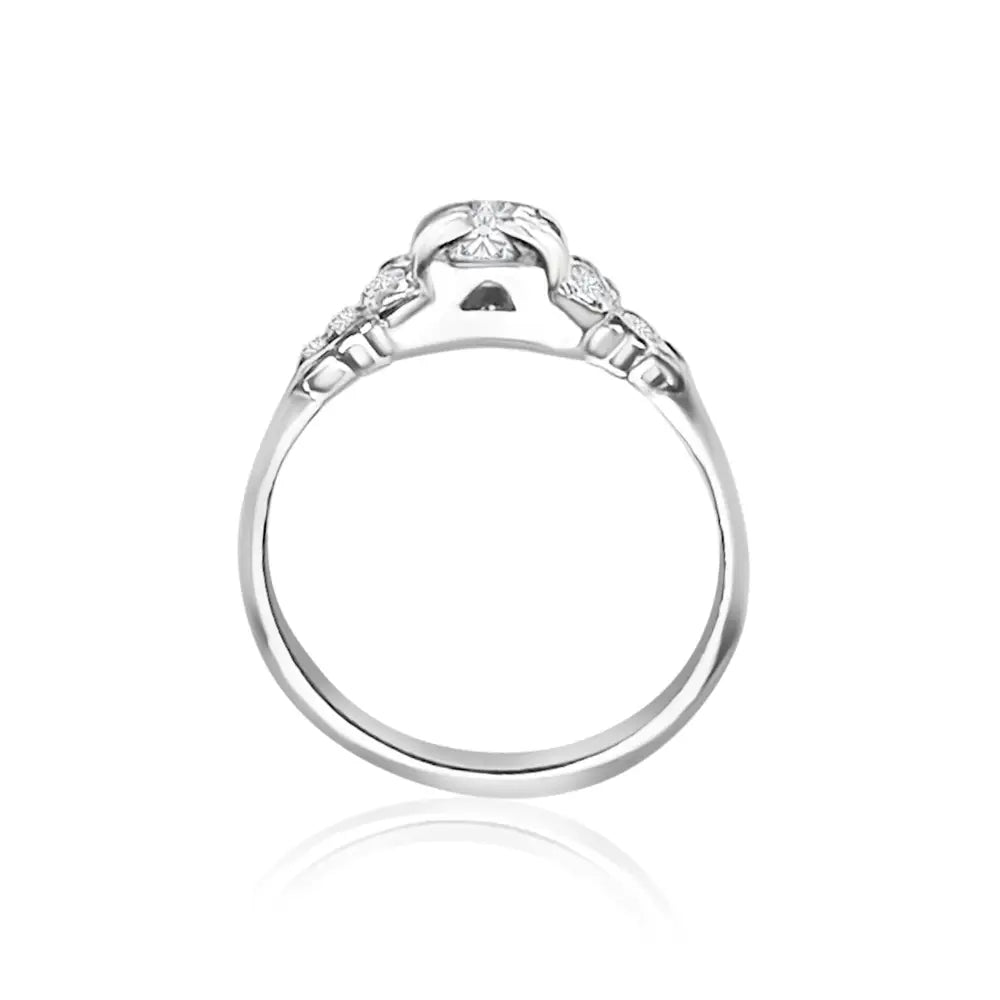 Diamond Engagement/Promise Ring in 18K White Gold - Women’s