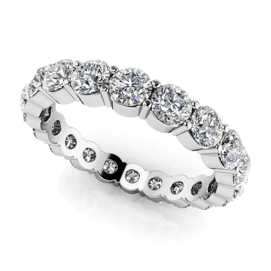 Diamond Eternity Band In 14K or 18K White or Yellow Gold -